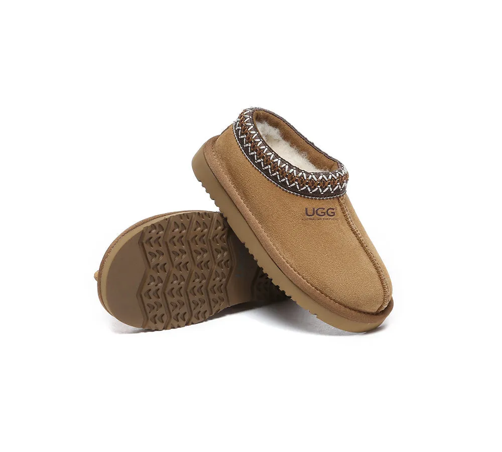 AUSTRALIAN SHEPHERD® UGG Slippers Kids Sheepskin Wool Ankle Tazzy Hippie
