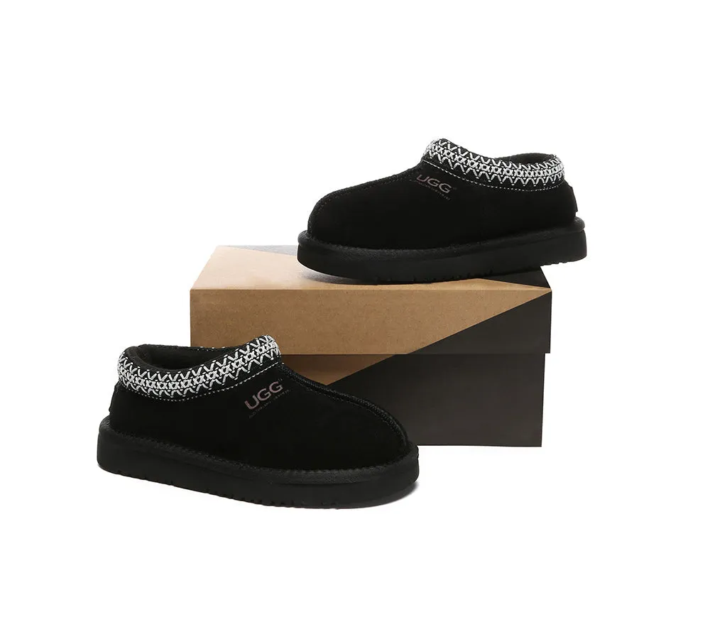AUSTRALIAN SHEPHERD® UGG Slippers Kids Sheepskin Wool Ankle Tazzy Hippie