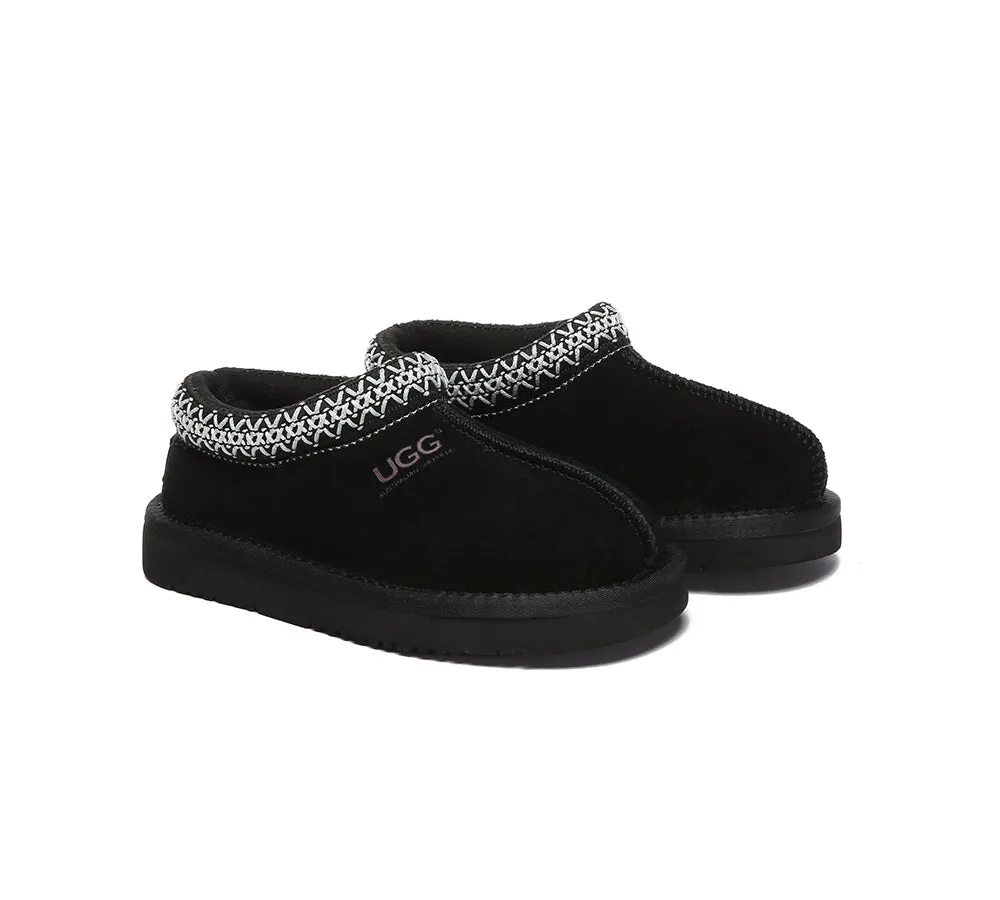 AUSTRALIAN SHEPHERD® UGG Slippers Kids Sheepskin Wool Ankle Tazzy Hippie