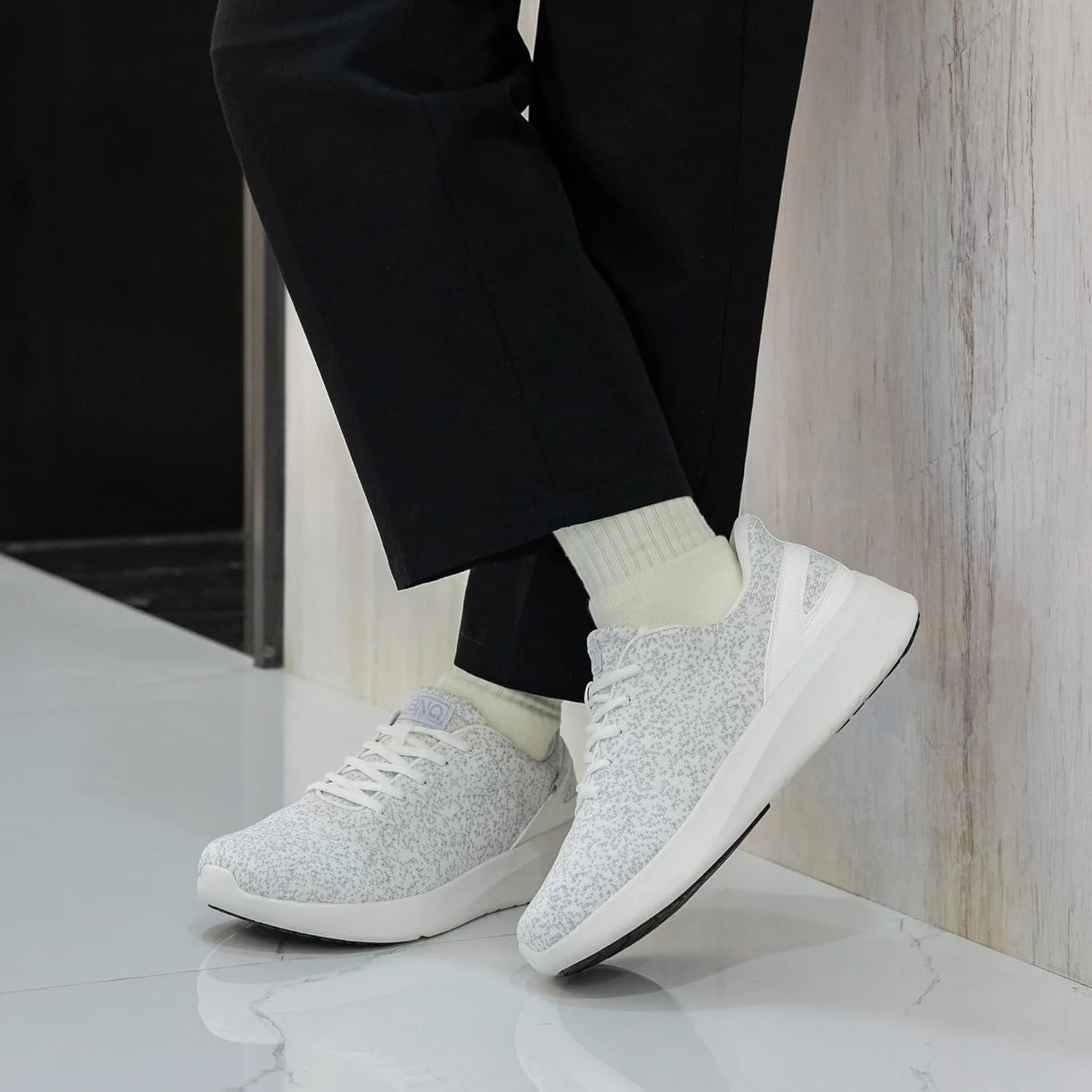 Autper Men's Wide Toe Box Minimalist Barefoot Sneakers Zero Drop Sole Slip On Walking Shoes Comfortable Wide Width Tennis Shoes for Man Size 7-12