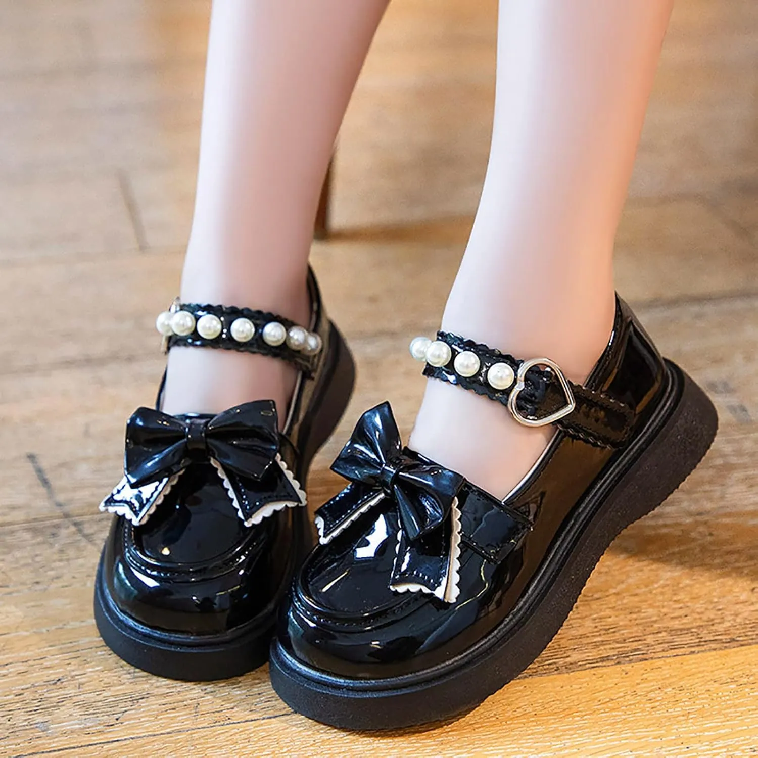 Baby Breathable Shoes Girls Dress Shoes Wedding Bowknot Girl Party School Shoes Leather Shoes For Kids Shoes
