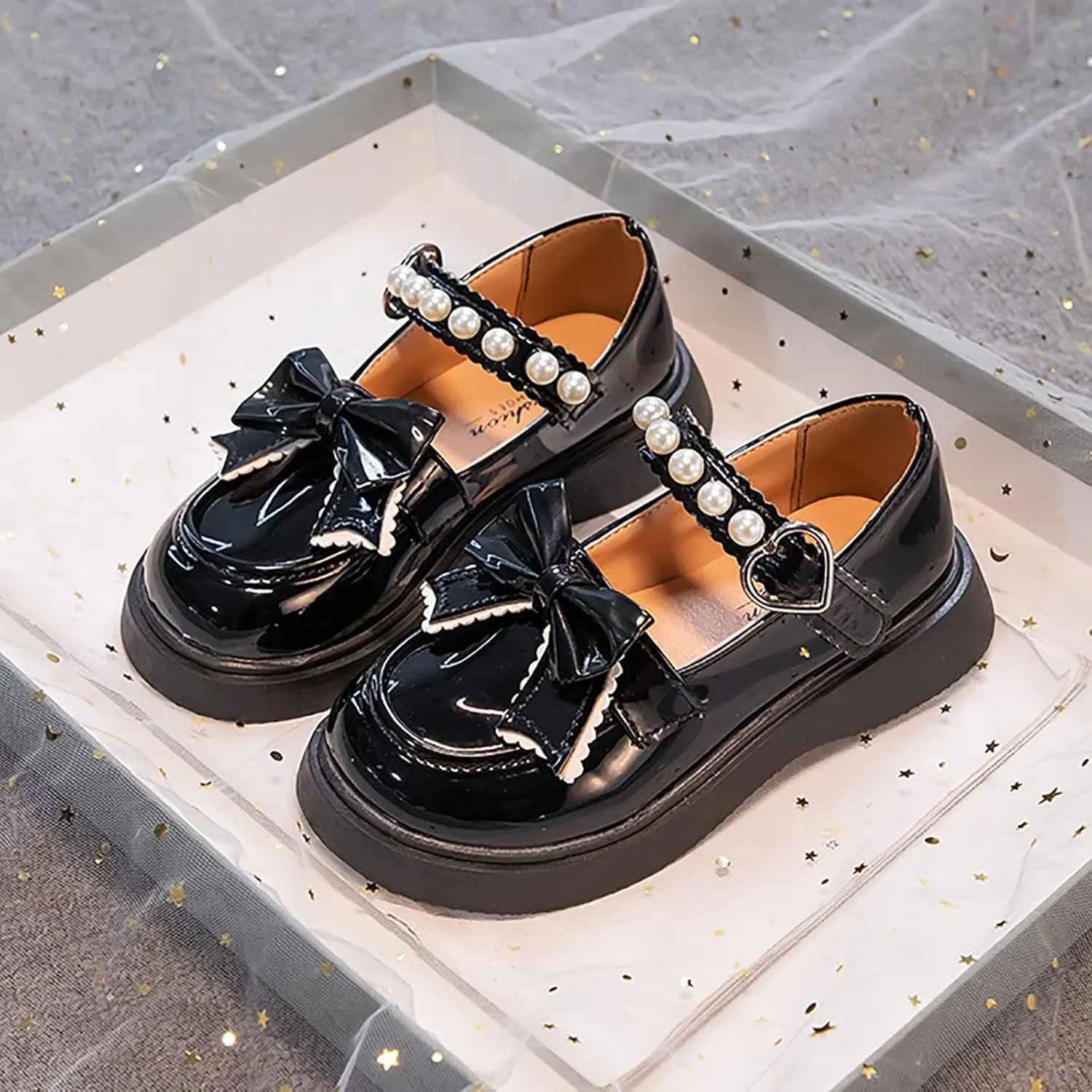 Baby Breathable Shoes Girls Dress Shoes Wedding Bowknot Girl Party School Shoes Leather Shoes For Kids Shoes