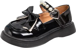 Baby Breathable Shoes Girls Dress Shoes Wedding Bowknot Girl Party School Shoes Leather Shoes For Kids Shoes