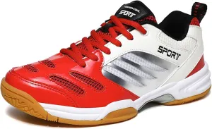 Badminton Tennis Shoes for Mens Women Pickleball Sneakers Casual Indoor Court Shoes for Racketball Table Tennis Squash Volleyball