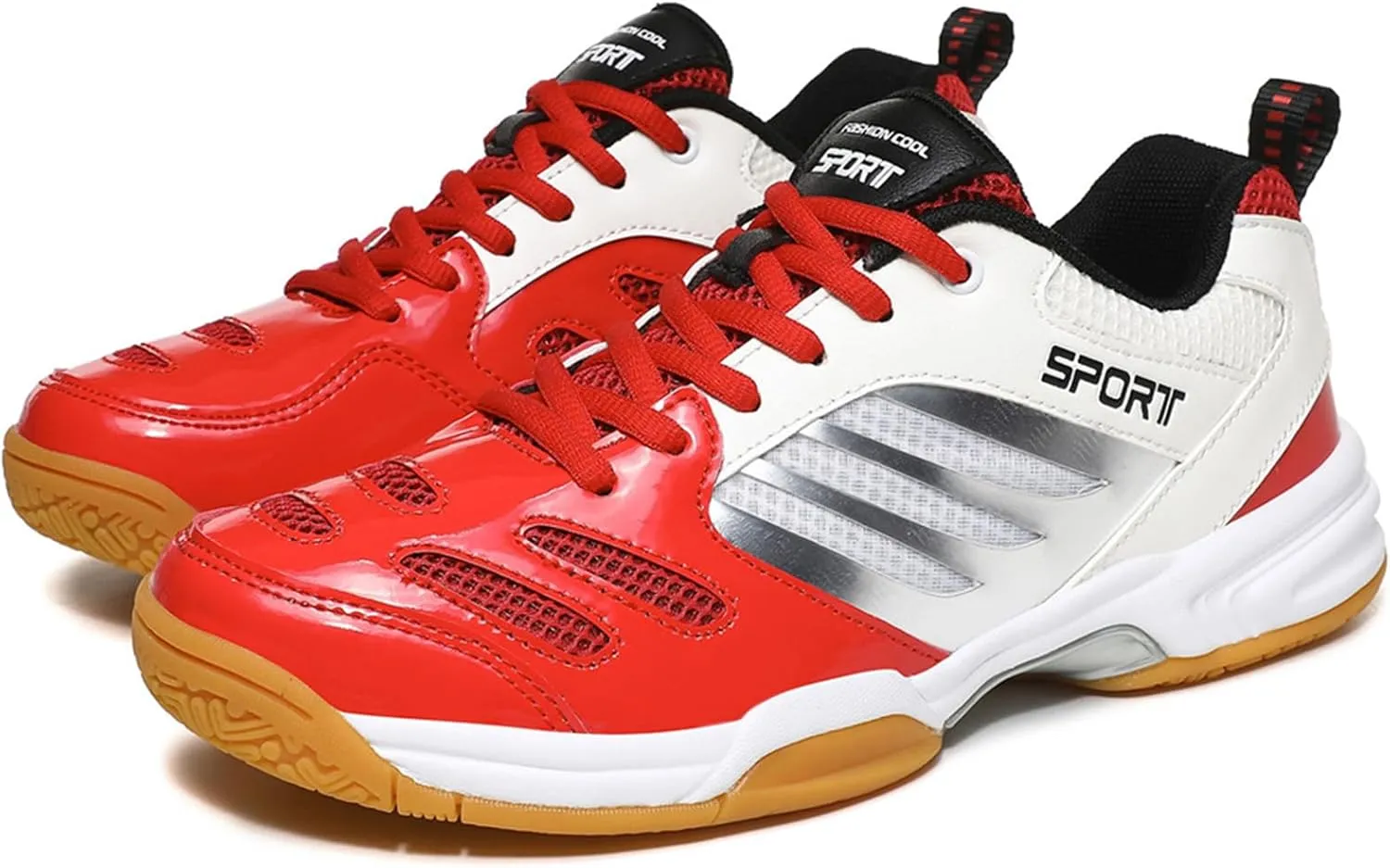 Badminton Tennis Shoes for Mens Women Pickleball Sneakers Casual Indoor Court Shoes for Racketball Table Tennis Squash Volleyball