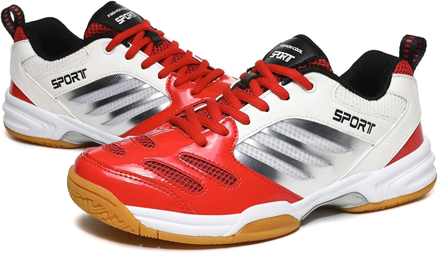 Badminton Tennis Shoes for Mens Women Pickleball Sneakers Casual Indoor Court Shoes for Racketball Table Tennis Squash Volleyball