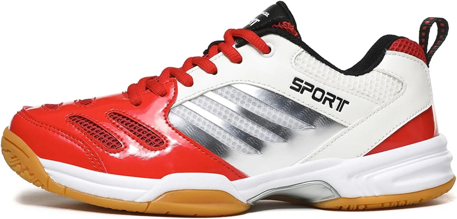 Badminton Tennis Shoes for Mens Women Pickleball Sneakers Casual Indoor Court Shoes for Racketball Table Tennis Squash Volleyball