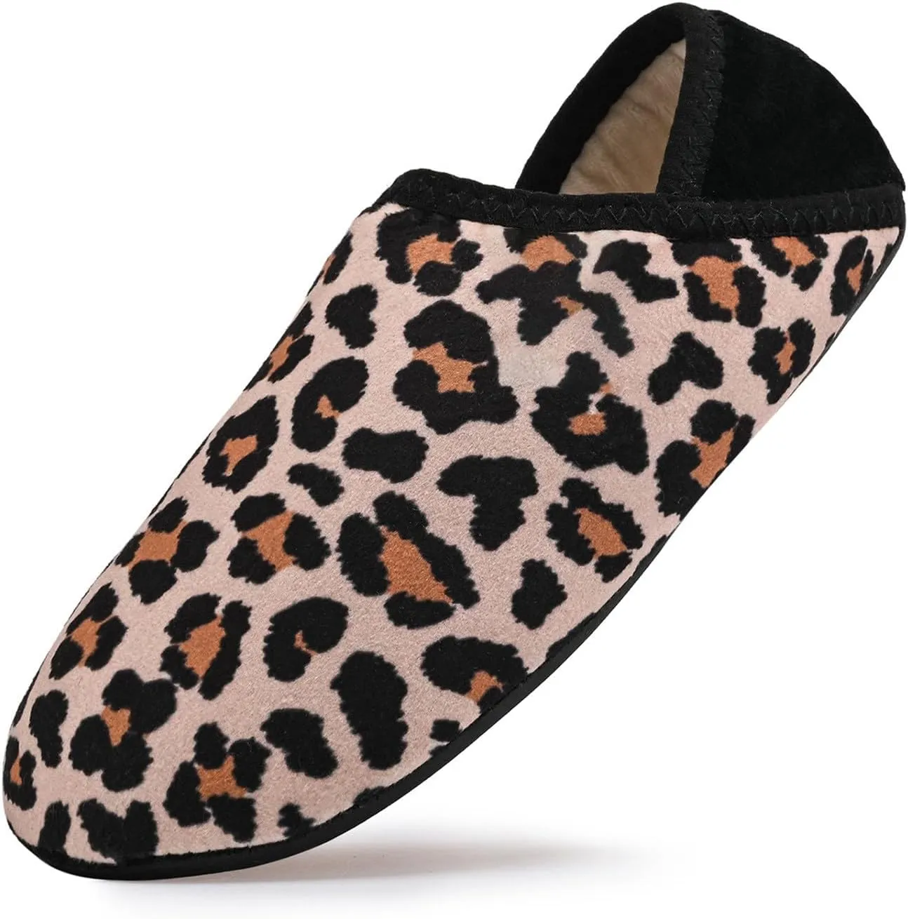 Ballet Comfortable Dressy Slip On Flat Indoor Cotton Bag Heels Socks Shoes Soft Soled Home Womens Pointed Toe Flats Knit