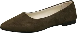 Ballet Flats Shoes for Women Summer Dressy Comfortable Slip on Flat Pointed Toe Shoes for Women Mary Jane Shoe Womens Flats
