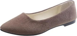 Ballet Flats Shoes for Women Summer Dressy Comfortable Slip on Flat Pointed Toe Shoes for Women Mary Jane Shoe Womens Flats