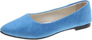 Ballet Flats Shoes for Women Summer Dressy Comfortable Slip on Flat Pointed Toe Shoes for Women Mary Jane Shoe Womens Flats