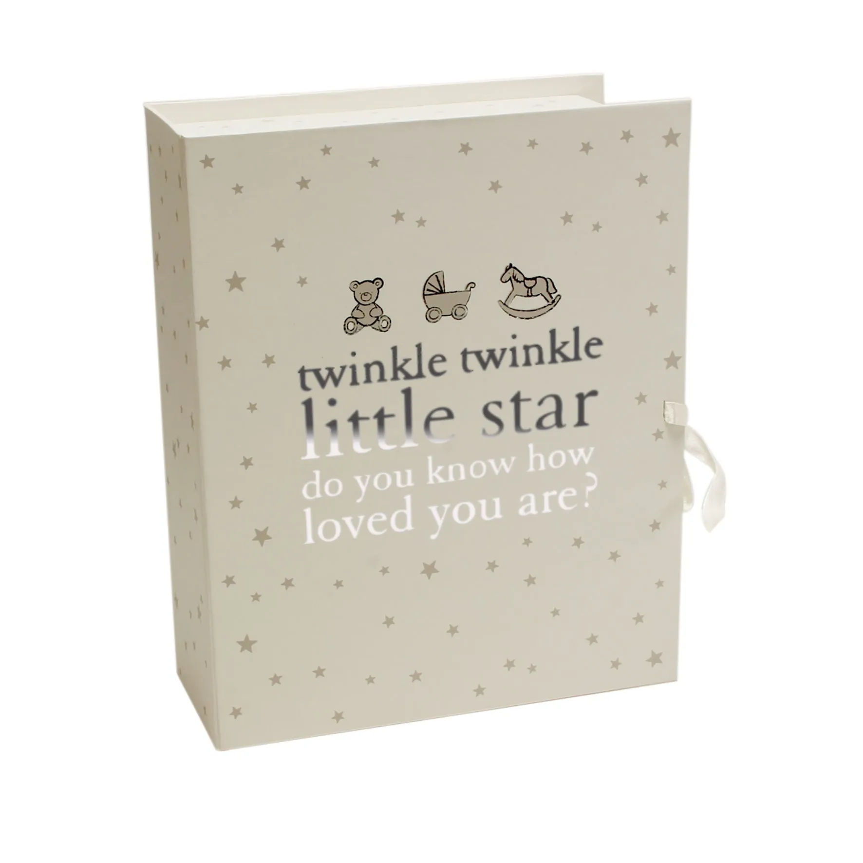 Bambino Little Stars Baby Keepsake Box - Twinkle Twinkle