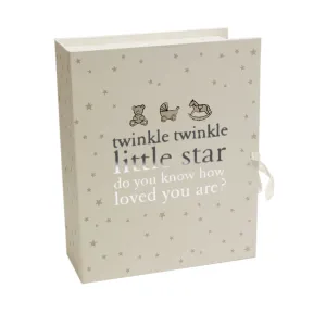 Bambino Little Stars Baby Keepsake Box - Twinkle Twinkle