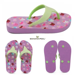 Banana Peel Girls Slippers Kids Frozen Sweet Hello Kitty - Ice Cream Drop