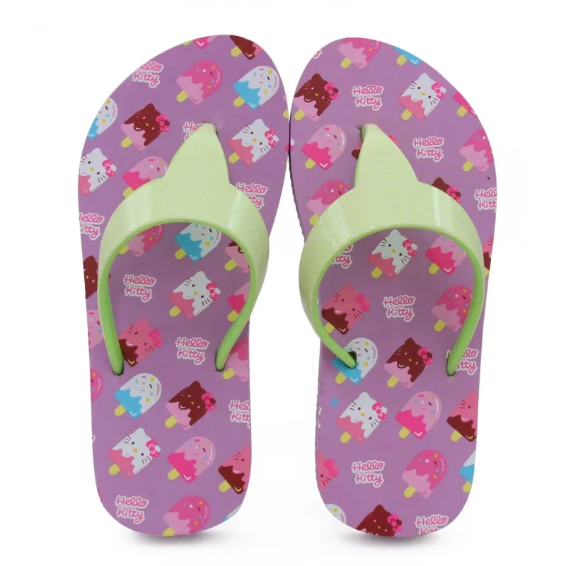 Banana Peel Girls Slippers Kids Frozen Sweet Hello Kitty - Ice Cream Drop