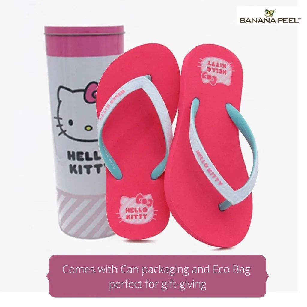 Banana Peel Girls Slippers Kids - Iconic Sweet Collection with Can