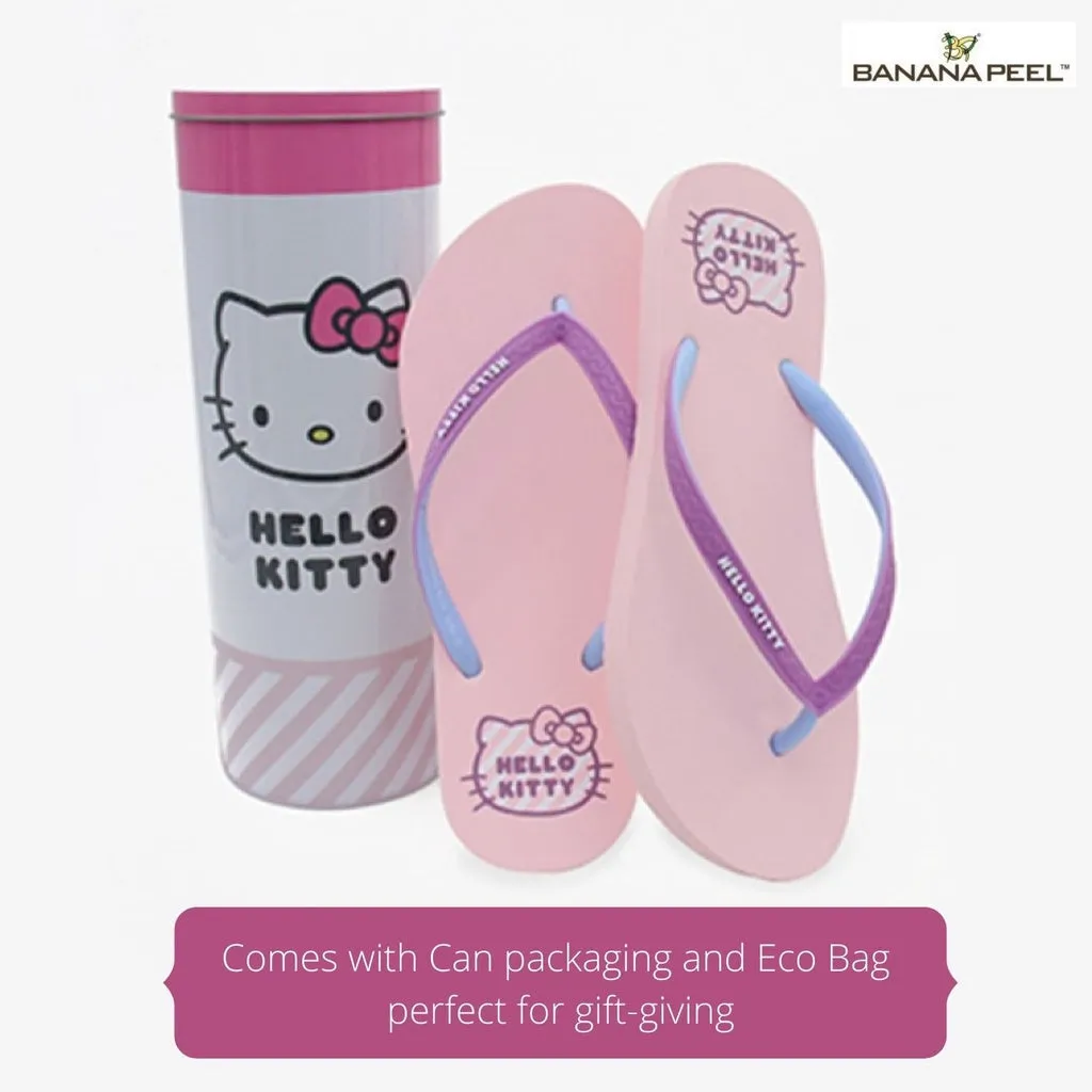 Banana Peel Girls Slippers Kids - Iconic Sweet Collection with Can