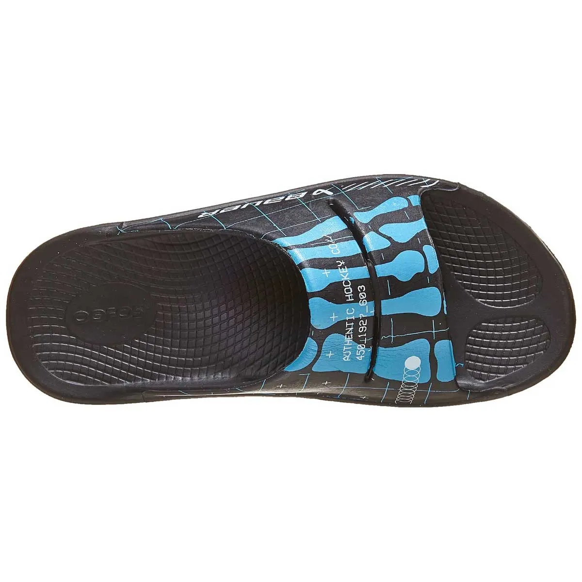 Bauer OOFOS NG Sport Slide Skeleton Sandals