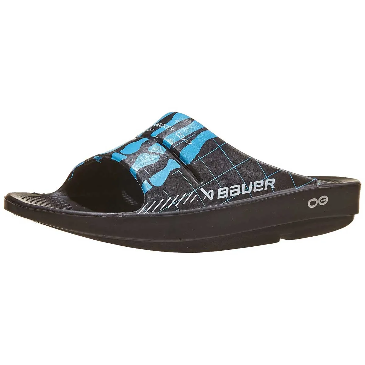 Bauer OOFOS NG Sport Slide Skeleton Sandals