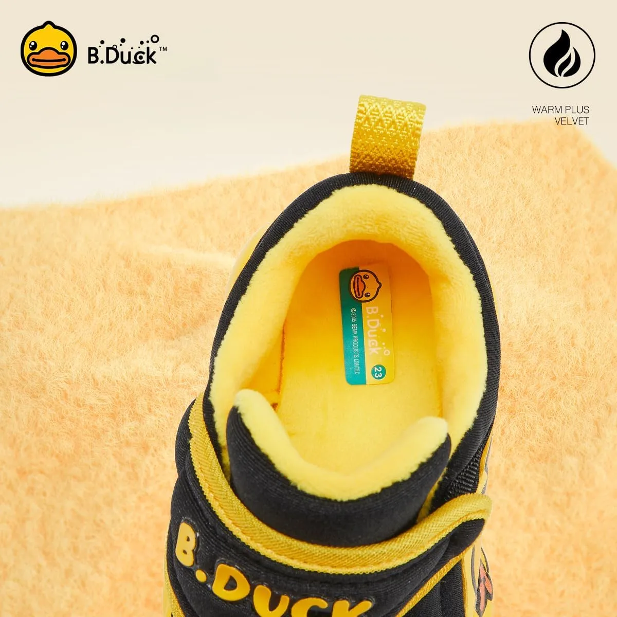 B.Duck Toddler Shoes for Girl and Boy - Warm and Cozy Kids Sneakers