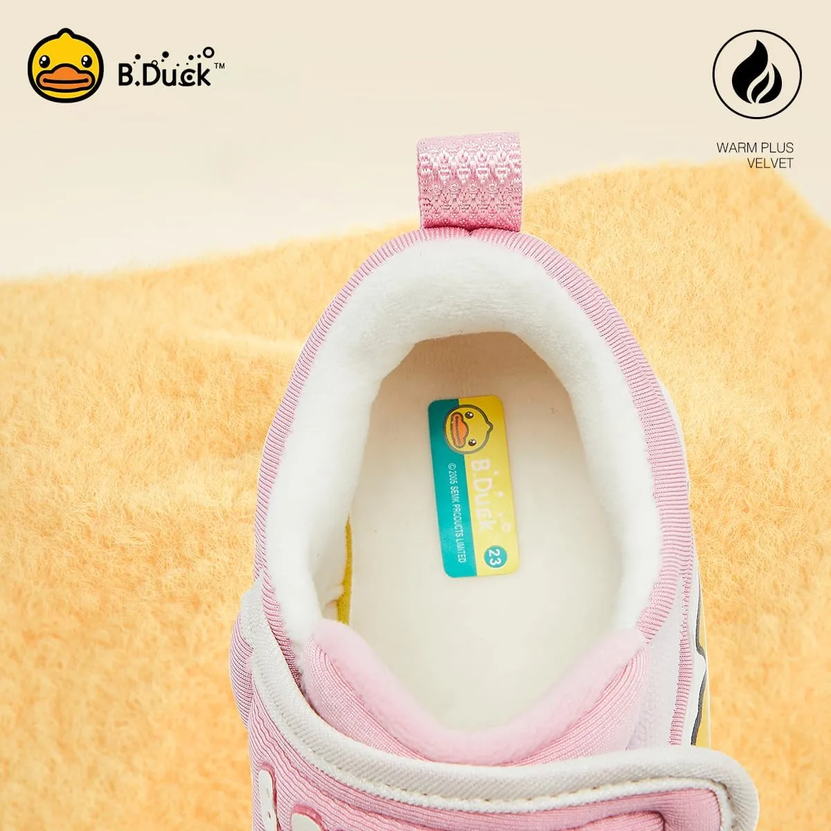 B.Duck Toddler Shoes for Girl and Boy - Warm and Cozy Kids Sneakers