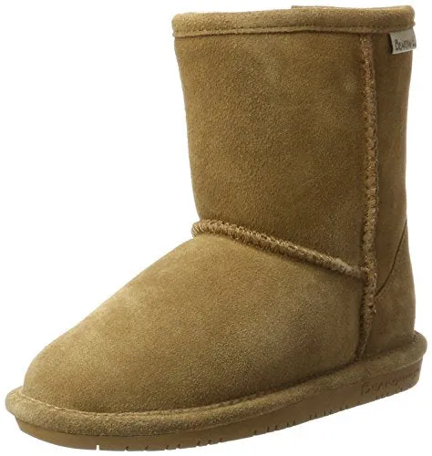 BEARPAW Emma Youth Mid Calf Boot, Winter Boots for Little Girls, Kids