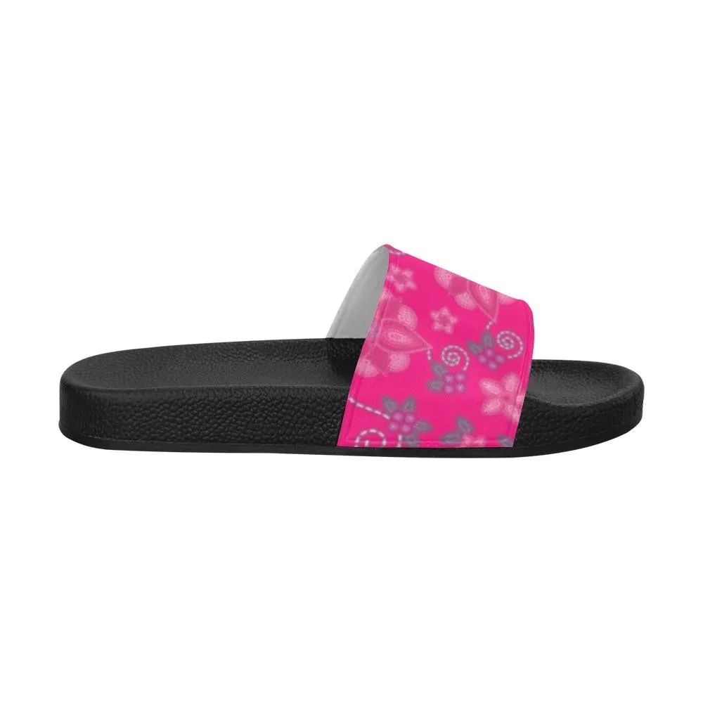 Berry Picking Pink Men's Slide Sandals