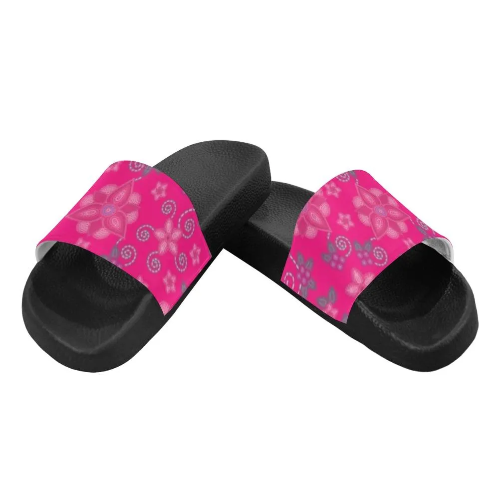 Berry Picking Pink Men's Slide Sandals