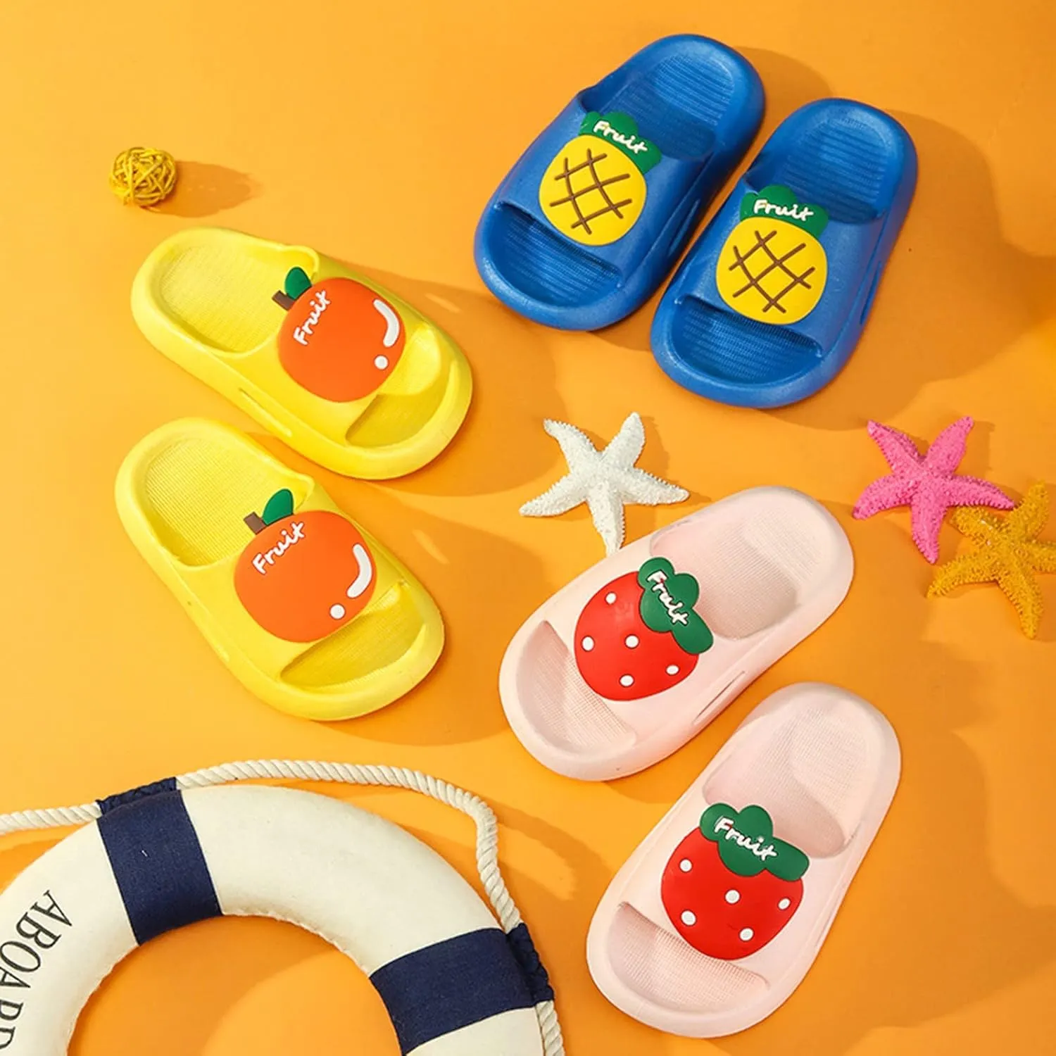 Big Shoe Slipper Home Slippers For Children Kids Fruit Children Slippers Cartoon Soft Snow Leopard Slippers for Girls