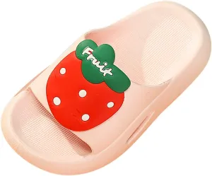 Big Shoe Slipper Home Slippers For Children Kids Fruit Children Slippers Cartoon Soft Snow Leopard Slippers for Girls