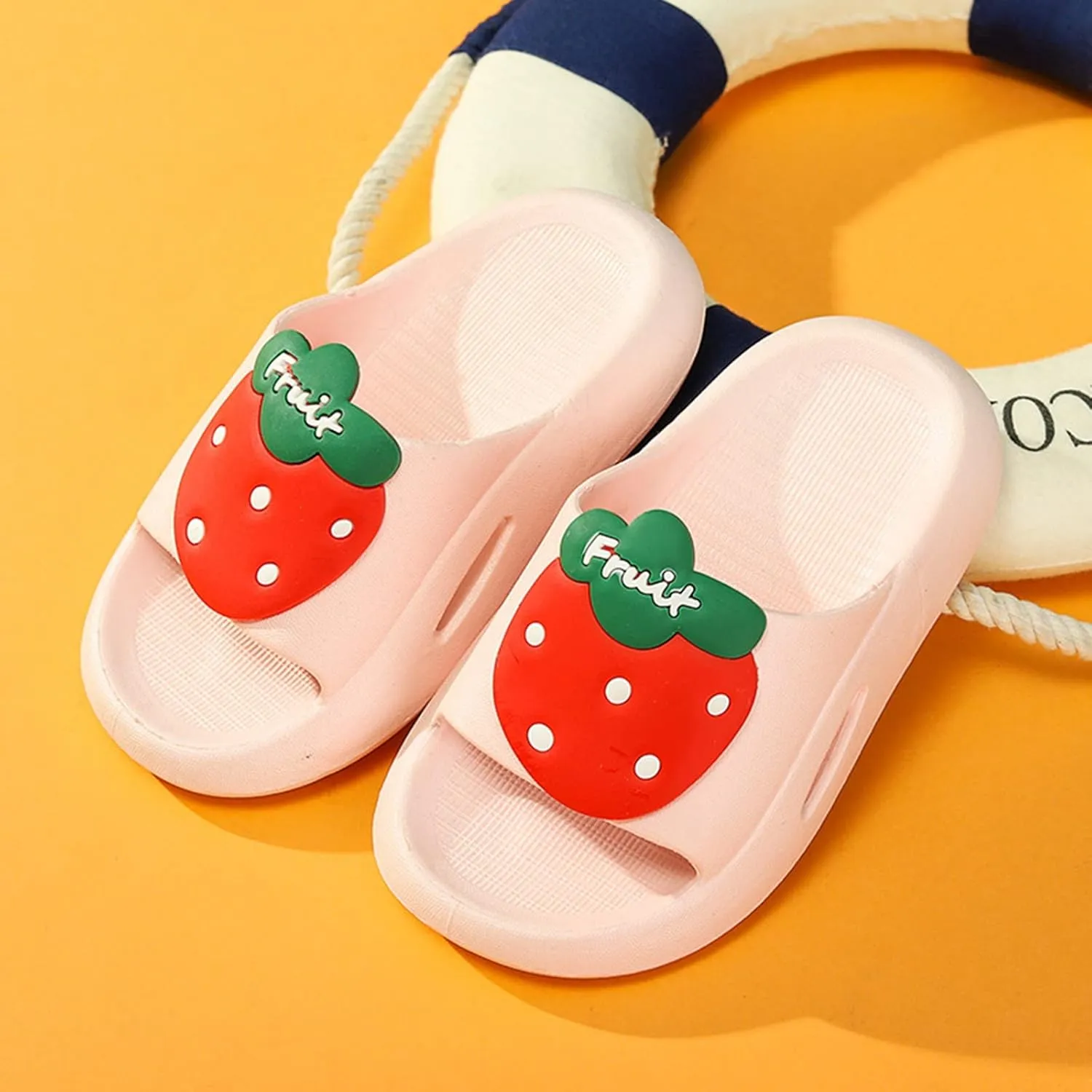 Big Shoe Slipper Home Slippers For Children Kids Fruit Children Slippers Cartoon Soft Snow Leopard Slippers for Girls