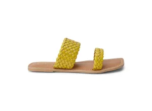 Bikini Leather Sandal • Yellow