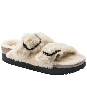 Birkenstock Arizona Narrow Big Buckle Shearling Sandal