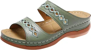 Black Orthopedic Sandals Women Dressy Orthotic Women Slip On Sandals Summer Sandals for Womans 2025 Comfortable Orthotic Summer Sandals for Women 2025 Trendy Dressy Mens Orthopedic Slip On Sandals