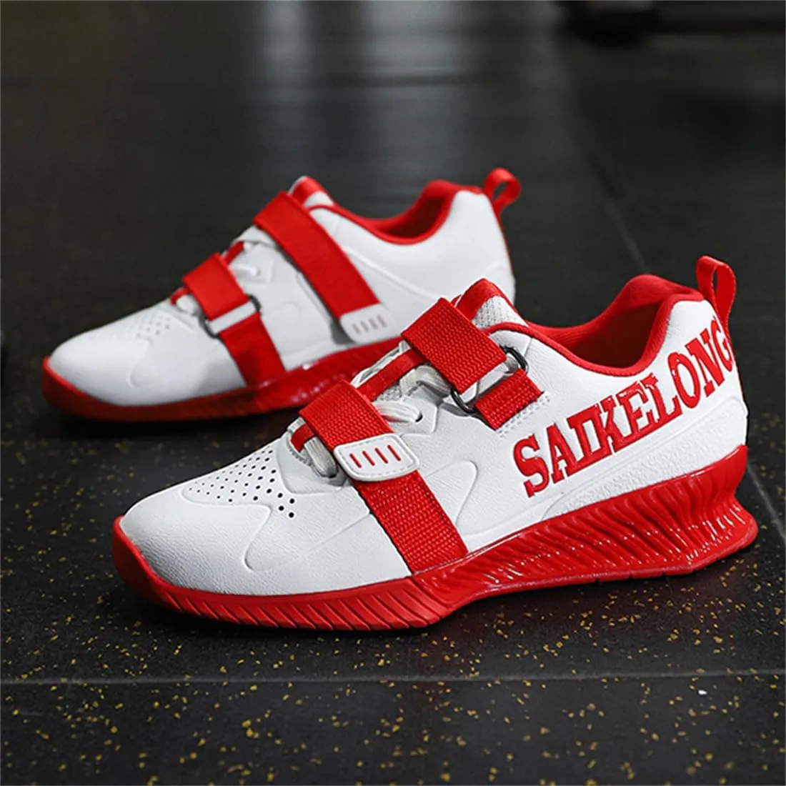Bodybuilding Trainers for Mens Ligthweight Casual Deadlift Sneakers Weightlifting Squat Shoes Breathable Fitness Sports Shoes