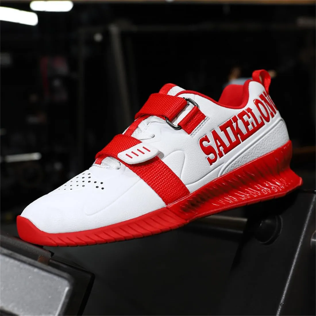 Bodybuilding Trainers for Mens Ligthweight Casual Deadlift Sneakers Weightlifting Squat Shoes Breathable Fitness Sports Shoes
