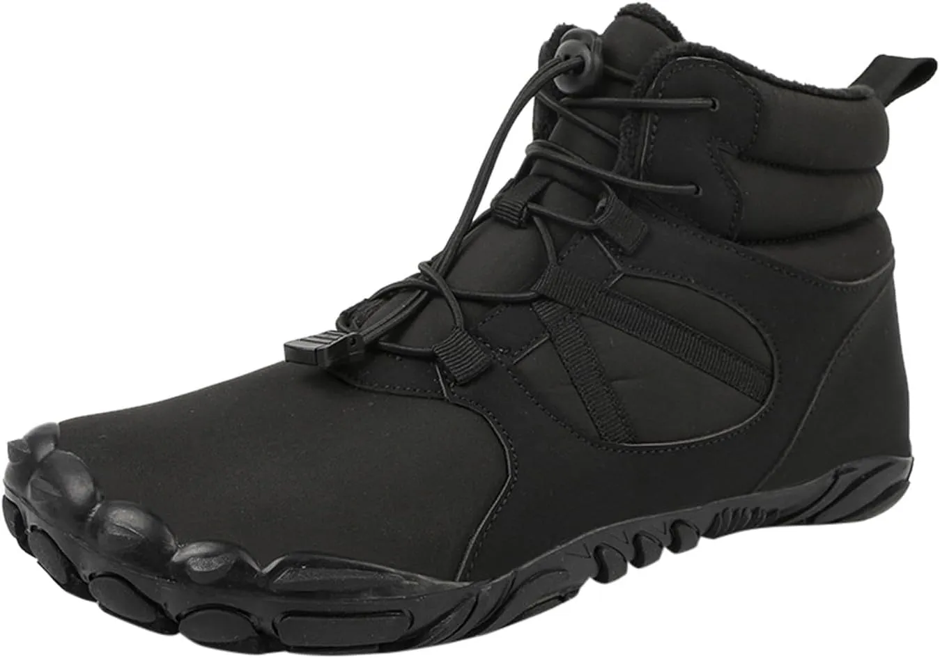 Boots for Women Fur Lined Warm Comfortable Snow Shoes Anti Slip Elastic Gore Trendy Winter Outdoor Hiking Shoes