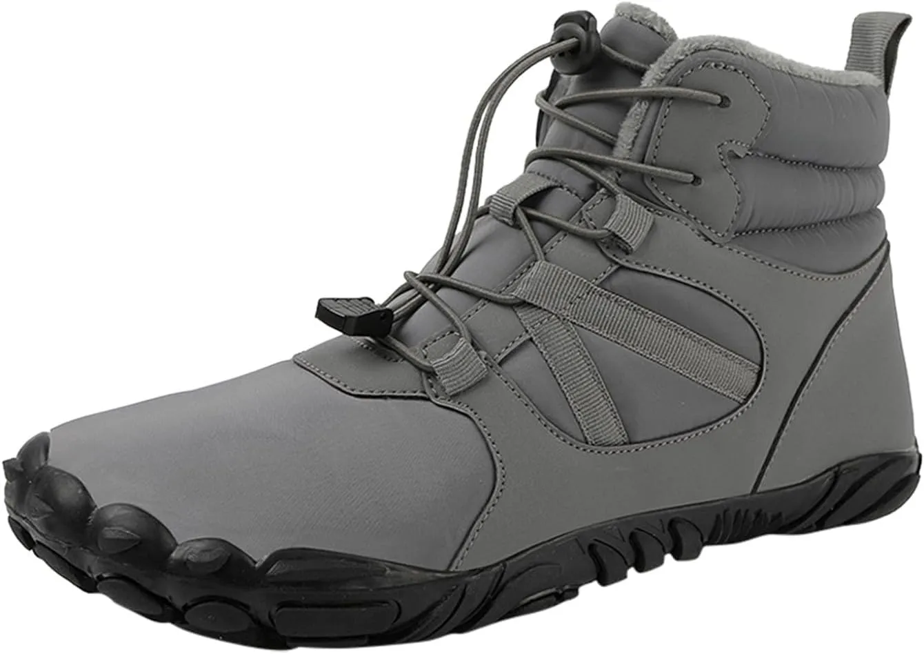 Boots for Women Fur Lined Warm Comfortable Snow Shoes Anti Slip Elastic Gore Trendy Winter Outdoor Hiking Shoes