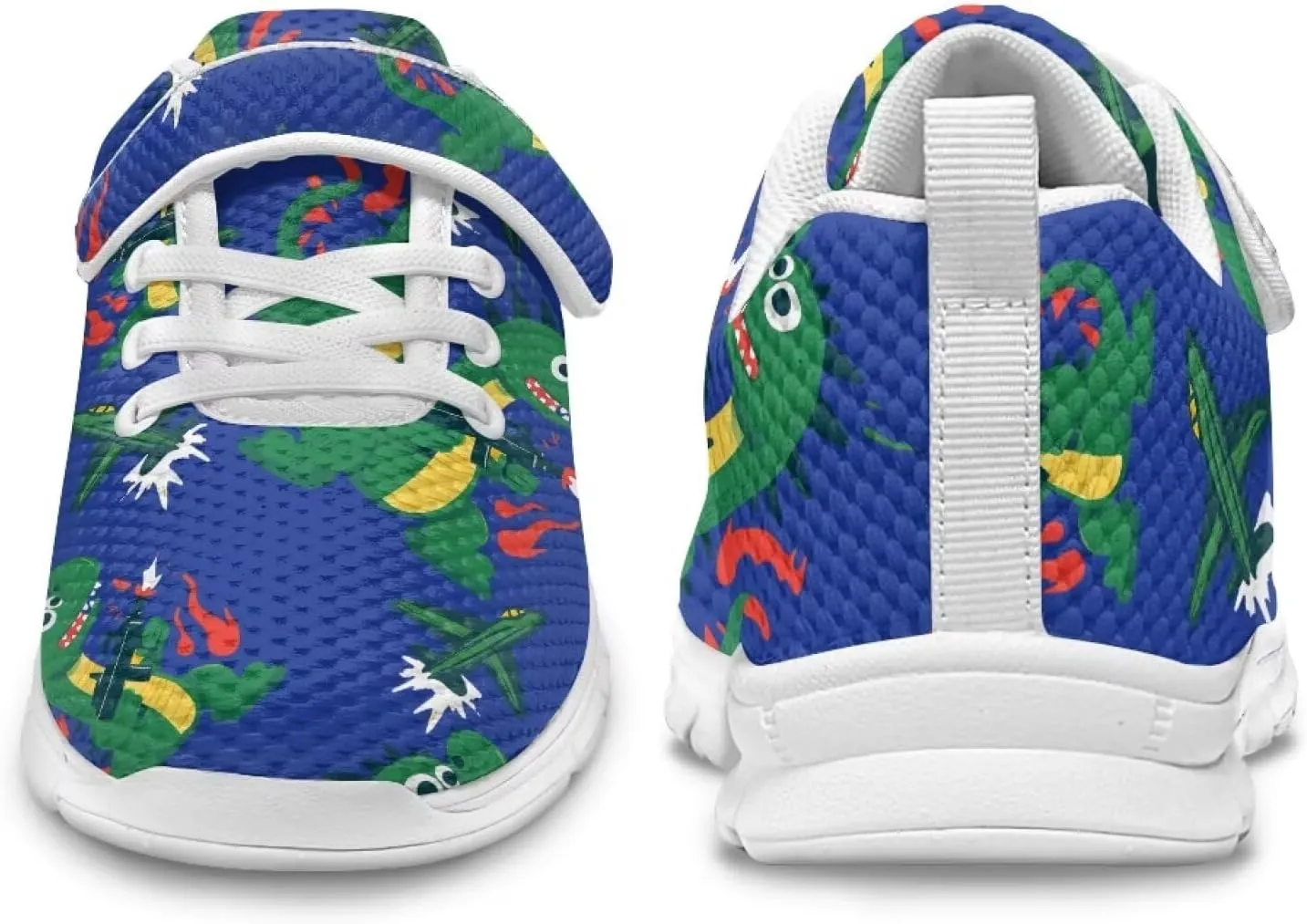Boys Girls Single Buckle Sneakers,Lightweight Spring Outdoor Sports Shoes,Children Anti-Skid Mesh Cycling Sneaker