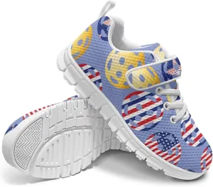 Boys Girls Single Buckle Sneakers,Lightweight Spring Outdoor Sports Shoes,Children Anti-Skid Mesh Cycling Sneaker