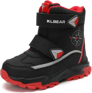 Boys Girls Snow Boots Winter Warm Waterproof Slip Resistant Cold Weather Outdoor Boots Kids Shoes