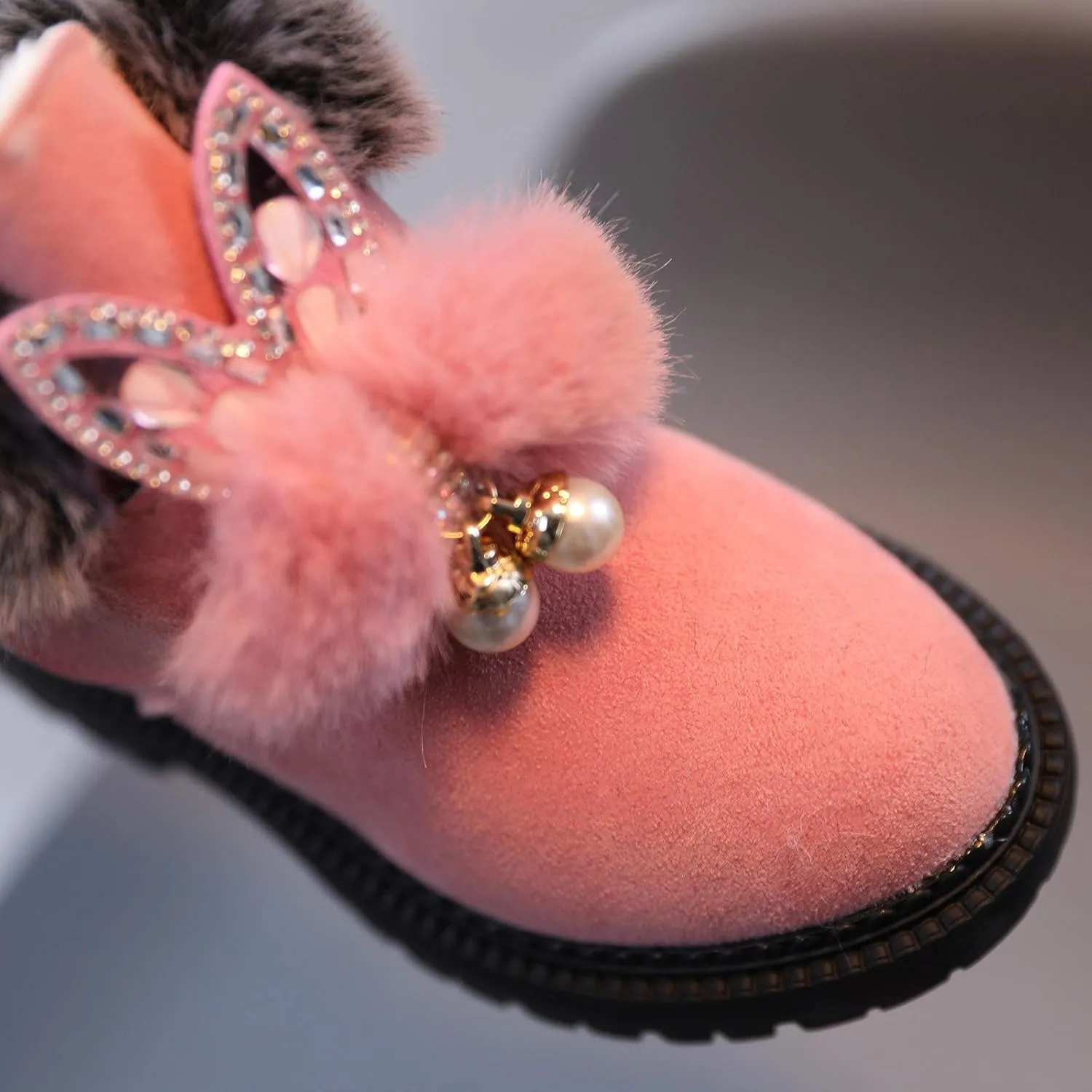 Boys Girls Waterproof Outdoor Ankle Boots Buckle Strap Short Combat Boots Casual Shoes for Little Kids Toddler