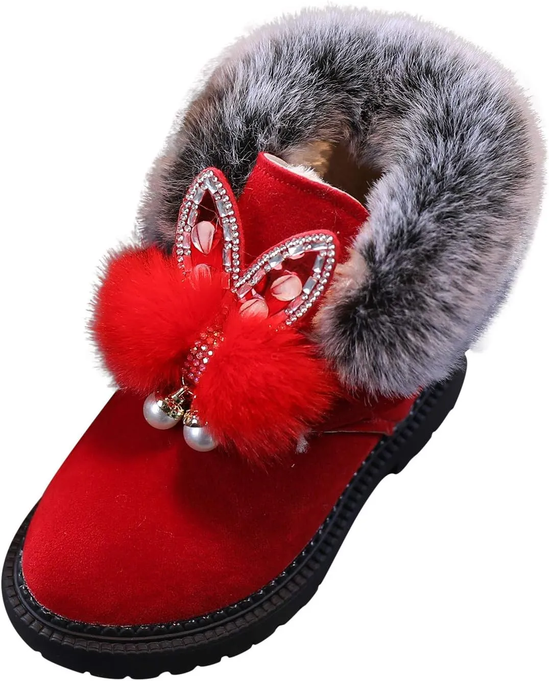 Boys Girls Waterproof Outdoor Ankle Boots Buckle Strap Short Combat Boots Casual Shoes for Little Kids Toddler