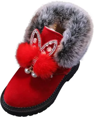 Boys Girls Waterproof Outdoor Ankle Boots Buckle Strap Short Combat Boots Casual Shoes for Little Kids Toddler