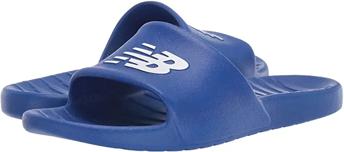 Brand new with box! Men's New Balance Mens 100 Sport Slide Sandals in Royal Blue, Sz 13 Extra Wide!