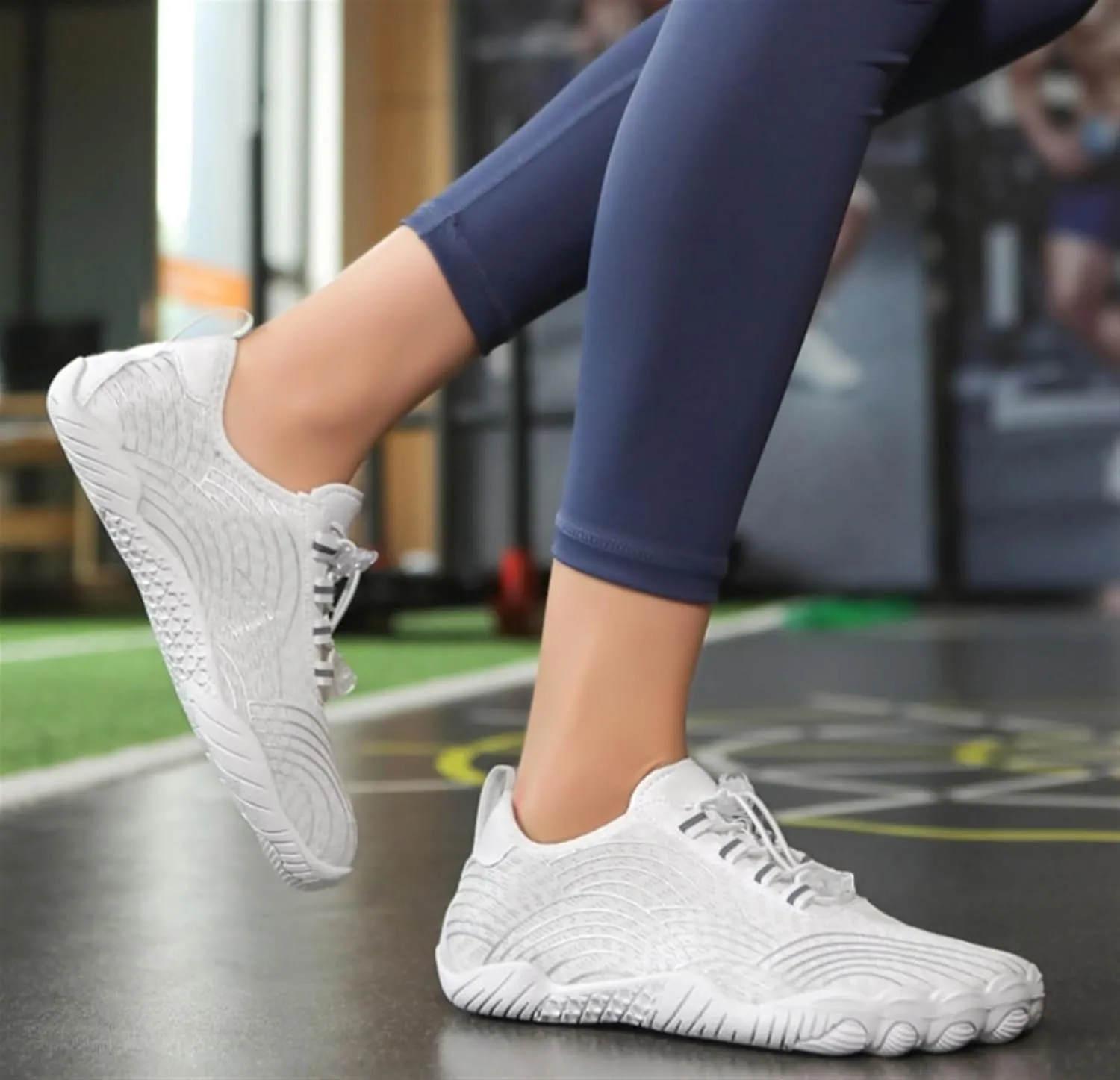 Breathable Barefoot Shoes for Women Men & Non-Slip Athletic Footwear Wide Toe Water Shoes Hike Barefoot Shoes for Womens Mens Footwear