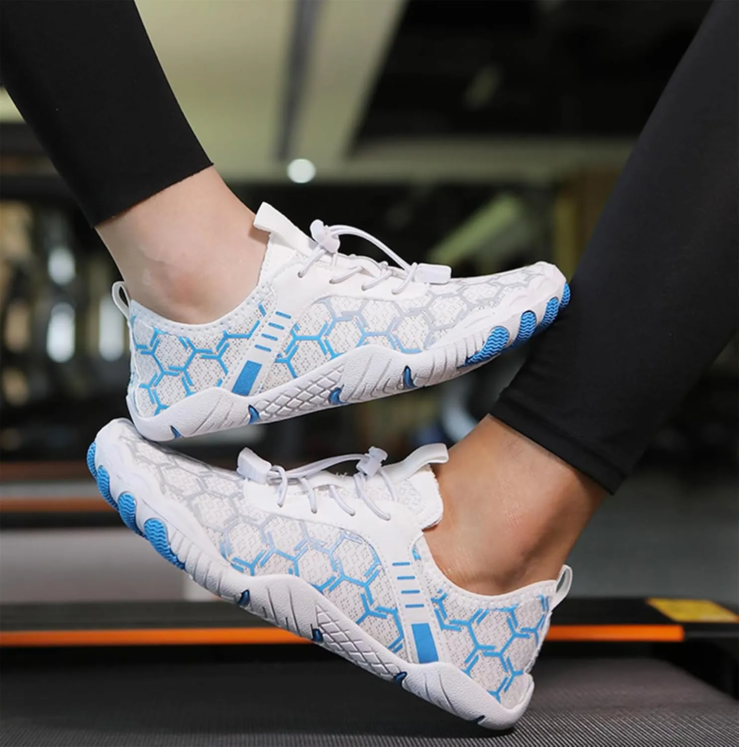 Breathable Barefoot Shoes for Women Men Pro Barefoot Shoes with Wide Toe Box Healthy & Non-Slip Barefoot Shoes Grounded Footwear Barefoot Shoes Quick Dry Zero Drop Trail Running Shoes Hiking Sneakers