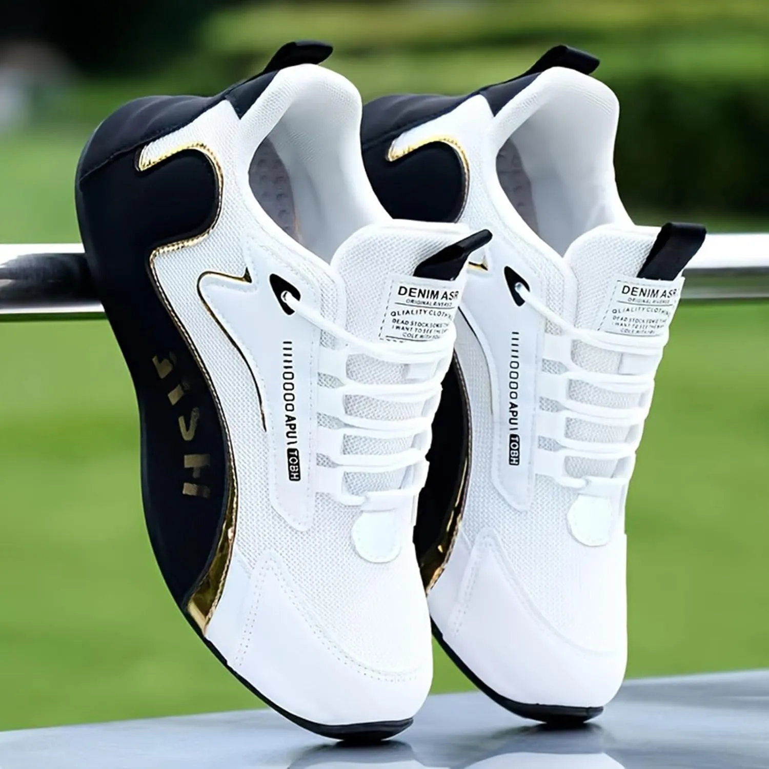 Breathable Dress Sneaker Men's Shoes Casual New Men's Shoes White Fashionable Sports Leather for