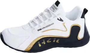 Breathable Dress Sneaker Men's Shoes Casual New Men's Shoes White Fashionable Sports Leather for