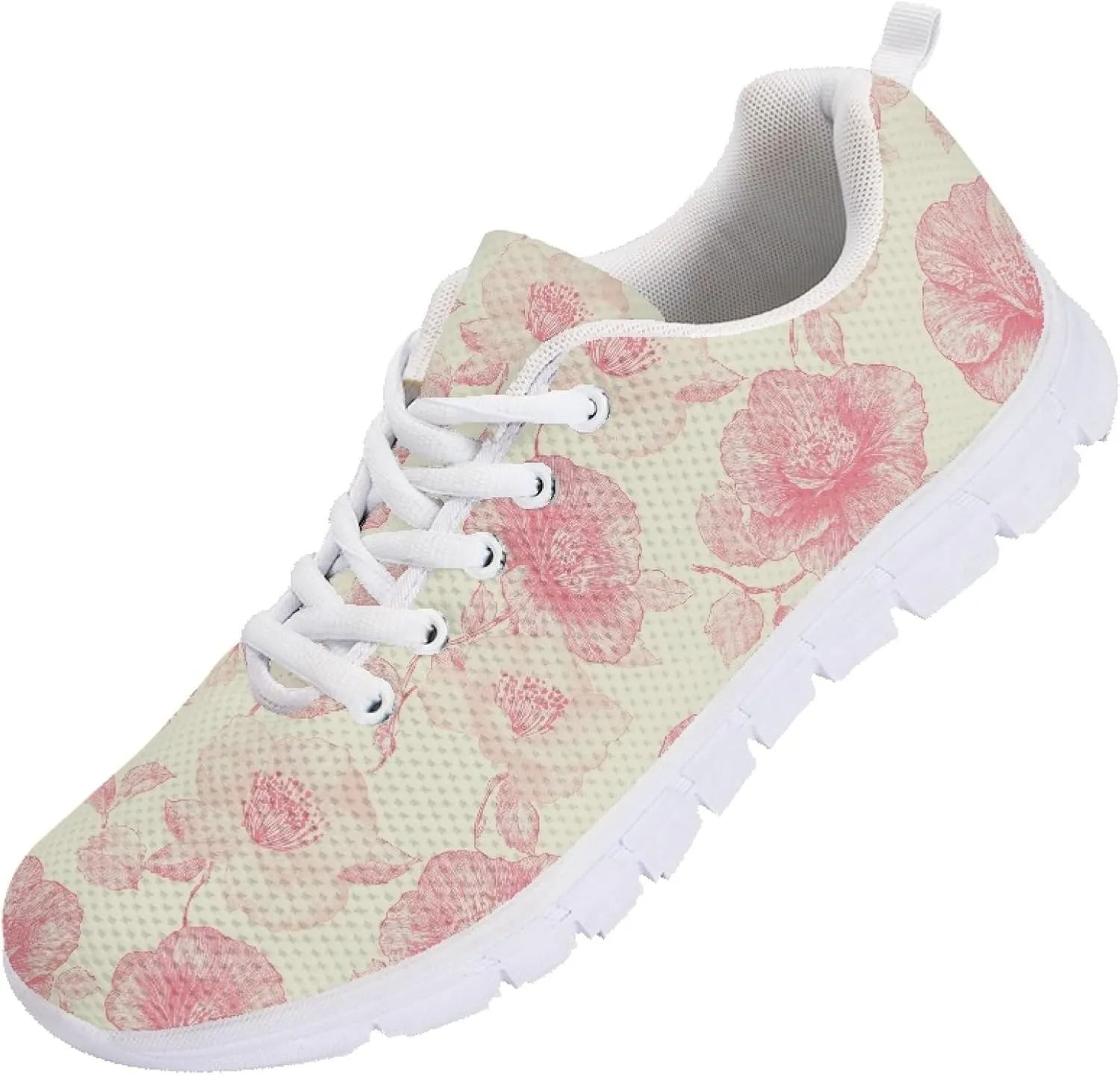 Breathable Sports Shoes Adults Teens Trainer Running Travel Womens Sneaker Walking Low Heel Lightweight Sneakers